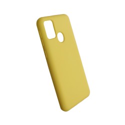 Capa de Silicone para Samsung Samsung Galaxy M21/M21s/M31 Amarelo Capa de Silicone para Samsung Samsung Galaxy M21/M21s/M31 Amarelo